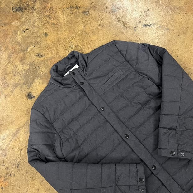 [정품/XL] 노스페이스 퀼팅 셔츠 자켓 블랙 b18