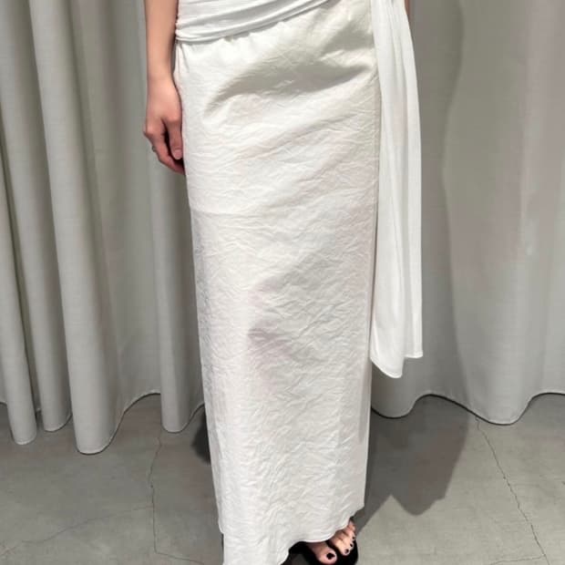 ё BIOTOP sheer tight skirt