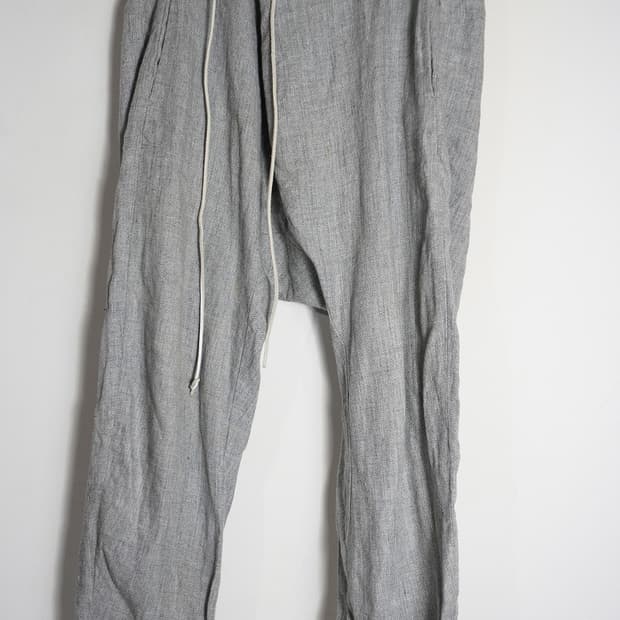 KAZUYUKI KUMAGAI ATTACHMENT 랩 사루엘 팬츠