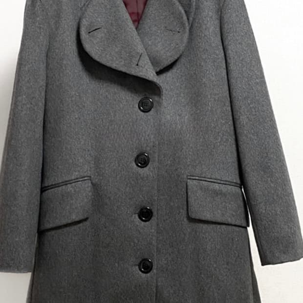 비비안웨스트우드 그레이 울코트 38