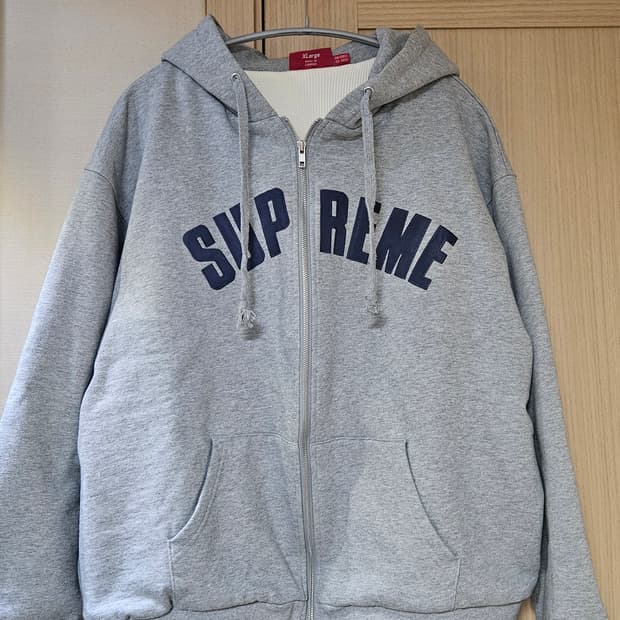 슈프림 아크 써멀 후드집업 XL 
24FW  헤더그레이