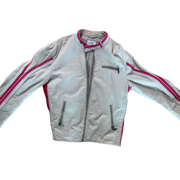 아르마니 익스체인지 바이커 자켓