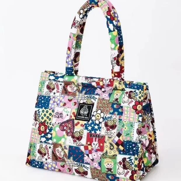 히스테릭 미니 잡지부록 토트백