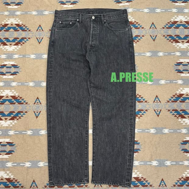 [34] A.PRESSE WASHED DENIM PANTS
