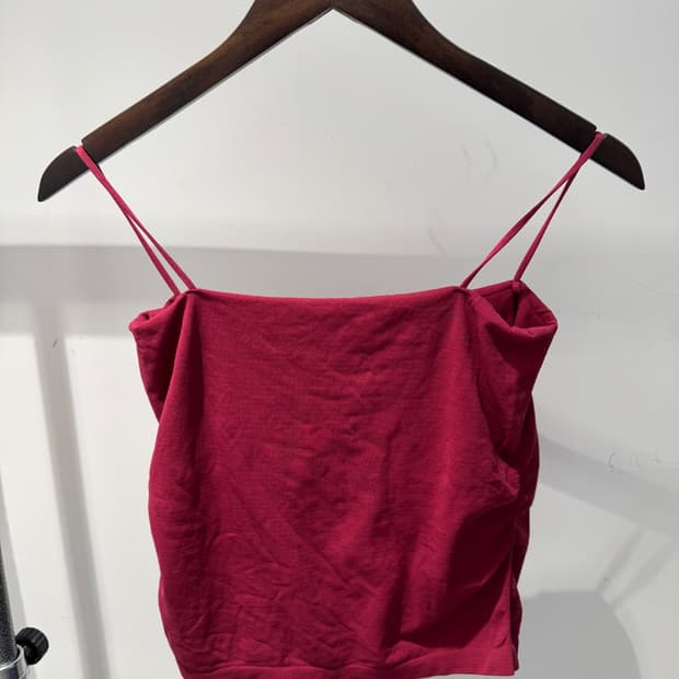 No Brand Sleeveless 여성 캡내장 셔링 나시