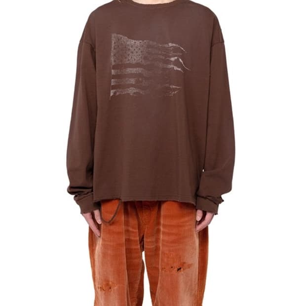 [L] kamiya 디스트로이드 워싱 브라운