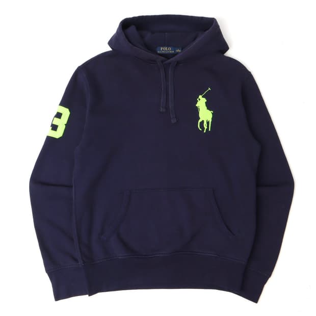 폴로 랄프로렌 빅포니 네이비 스웻 후드티
