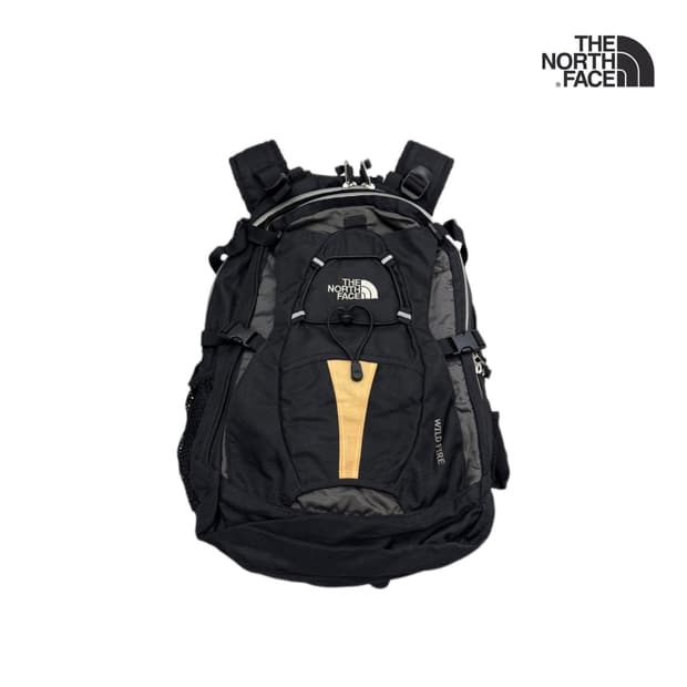 노스페이스 고프코어 와일드 파이어 테크니컬 백팩 블랙