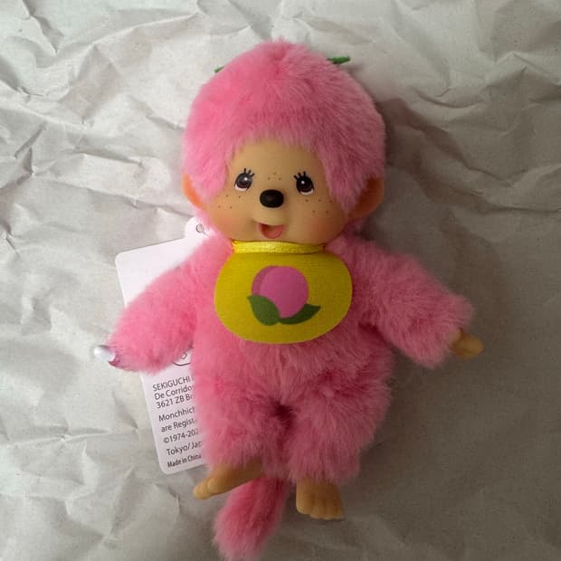 정품새상품 몬치치 유럽한정 과일시리즈 복숭아