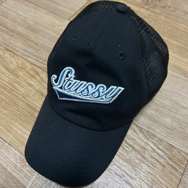 스투시 로고 매쉬캡