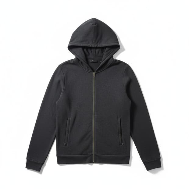 Theory 띠어리 후드 집업 블랙