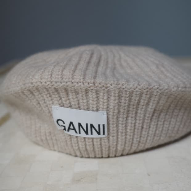 Ganni wool beret