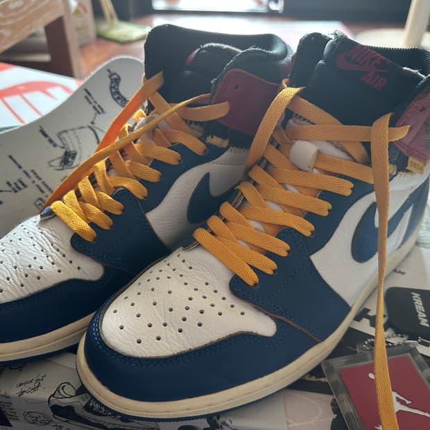 나이키 조던 1 x 유니온 레트로 하이 블루토 