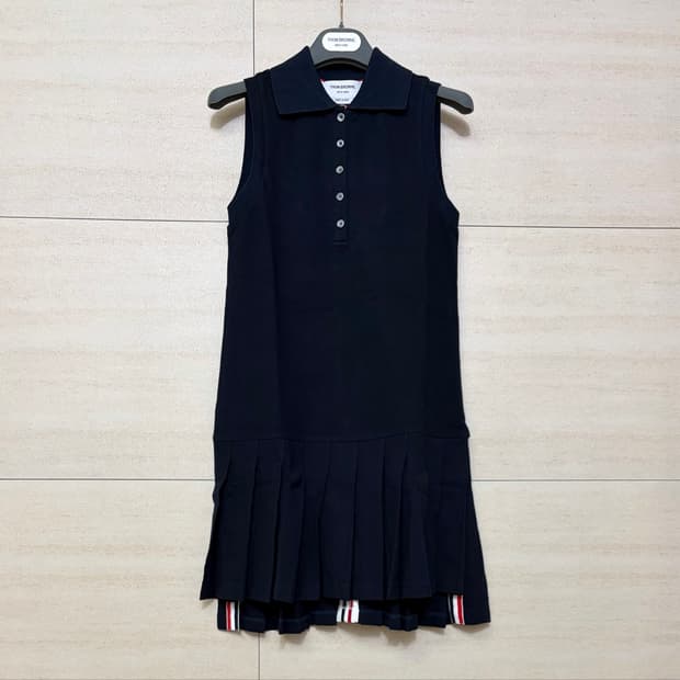 톰브라운 백 RWB 플리츠 원피스 size:38