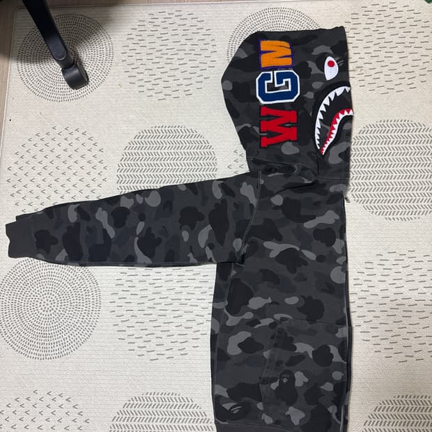 베이프 샤크후드 흑계L급매 