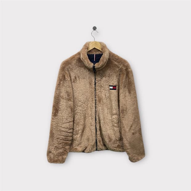 타미힐피거 테디 후리스 자켓 L