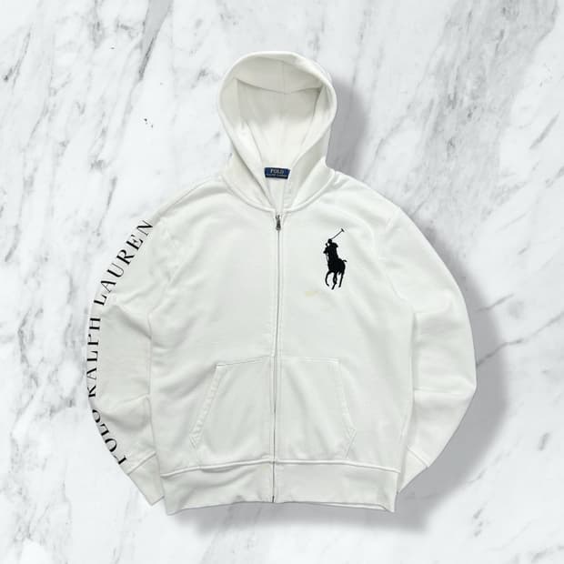 폴로 랄프로렌 빅포니 레터링 후드집업 