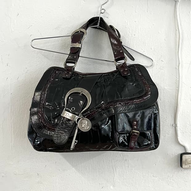 크리스찬 디올 2006 존갈리아노 페이던트 레더 가우초백