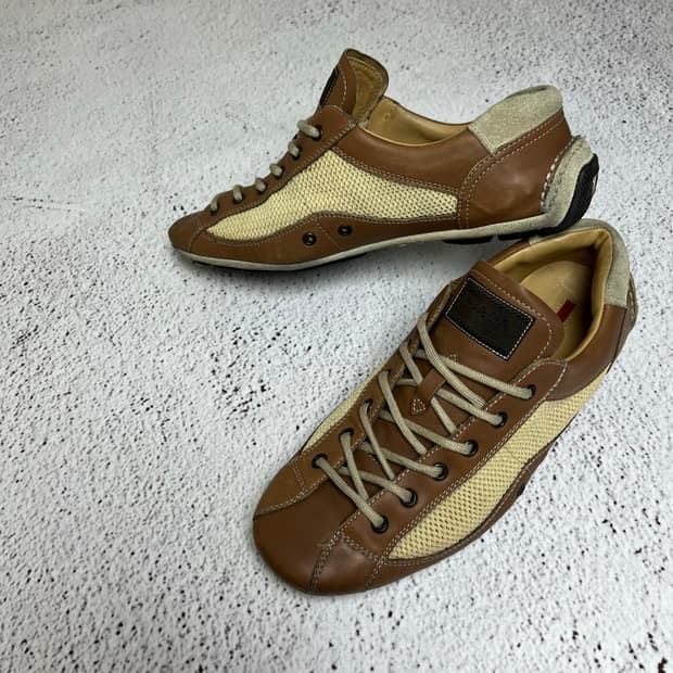 00s Prada Sport Linea Rossa Low-Top