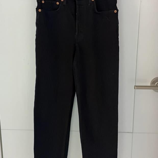 RE/DONE 블랙 스토브파이브 데님 27사이즈(26) 정품