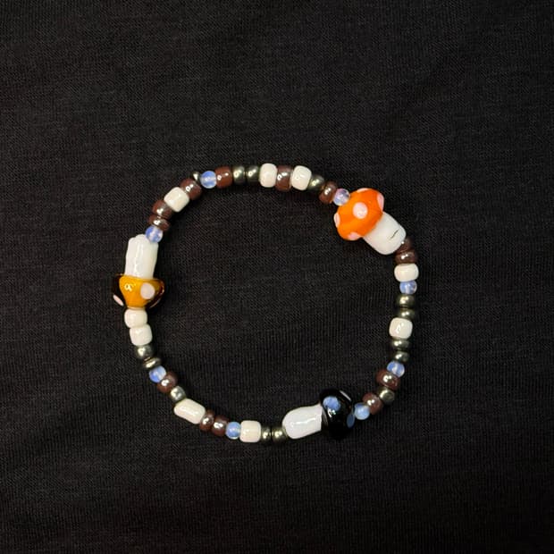 Sweet mushroom bracelet