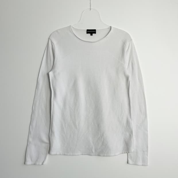 A1 엠포리오아르마니(EmporioArmani) 긴팔골지 니트 스웨터95