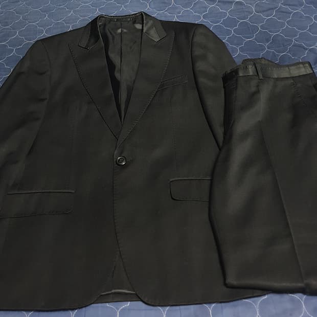 STCO by 코디갤러리 피크트라펠 클래식 원버튼 수트셋업 블랙