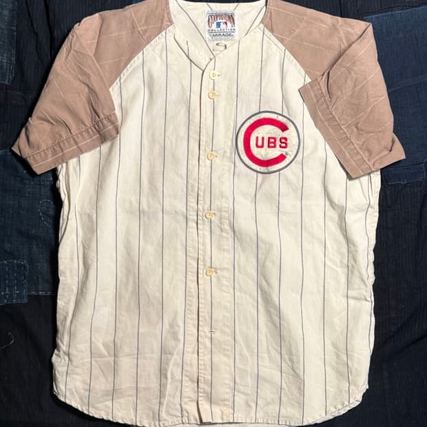 90s 미라지 x 쿠퍼스타운 컬렉션 시카코컵스 라인 샌드버그 23 져지 