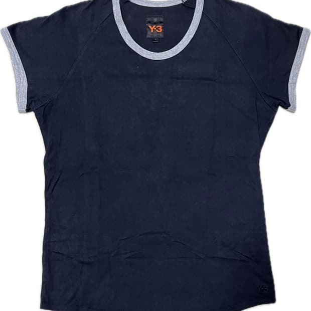Y-3 자수로고 네이비 반팔 M