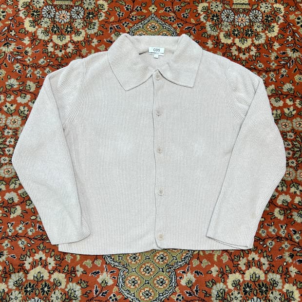 [XL] 코스 카라 가디건 베이지 그레이