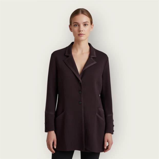 .L/ 페라가모 버진울 롱 가디건 자켓