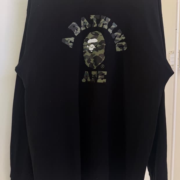 베이프(BAPE)1st Camo College T-shirt