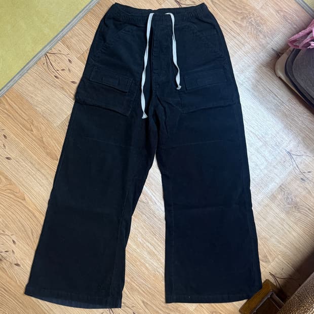 [2] 폴리테루 헤비 프론트 카고 파자마 블랙