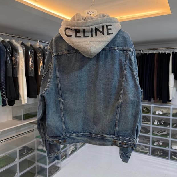 [리오브전포점] 셀린느 테디 백로고 컬리지 바시티 자켓