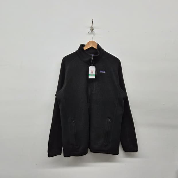 파타고니아 블랙 플리스 집업 남성 XL