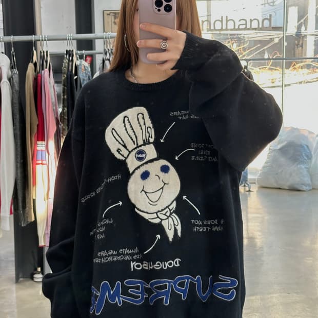 슈프림 22FW 도우보이 크루넥 울 스웨터