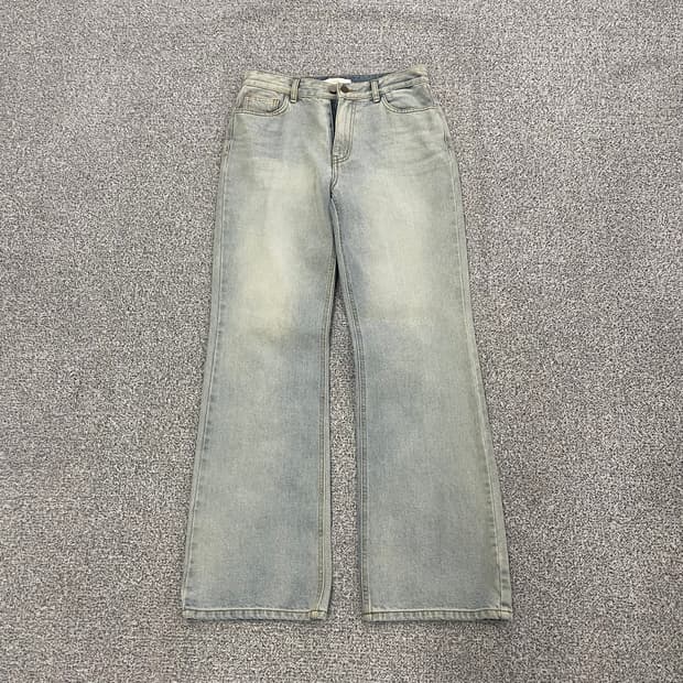 오르 와이드 부츠컷 데님팬츠 0126HS1