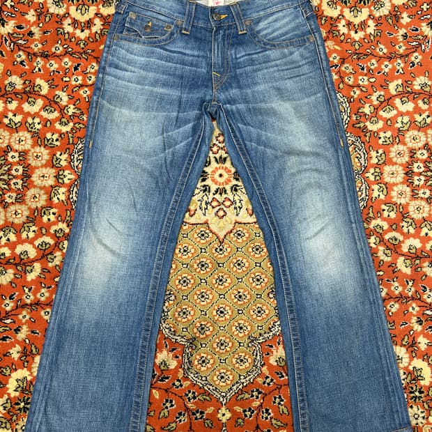 [31] 트루릴리전 부츠컷 데님 팬츠 라이트블루