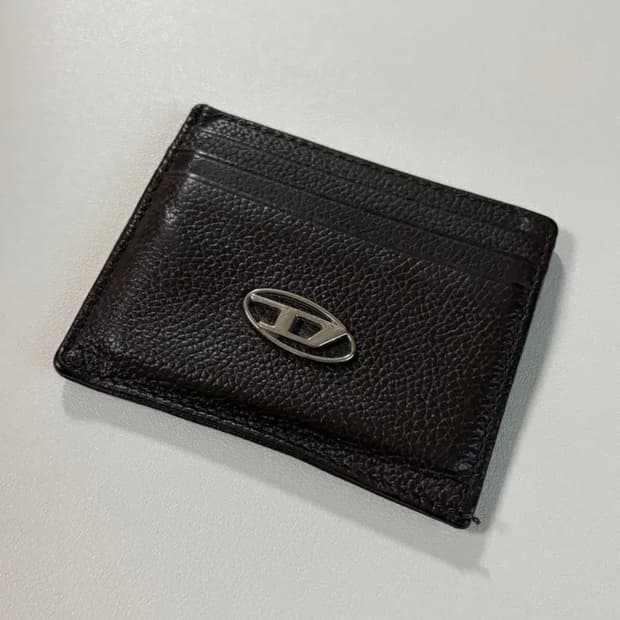 디젤카드지갑 브라운