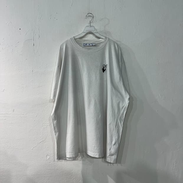오프화이트 마커애로우 반팔티 M