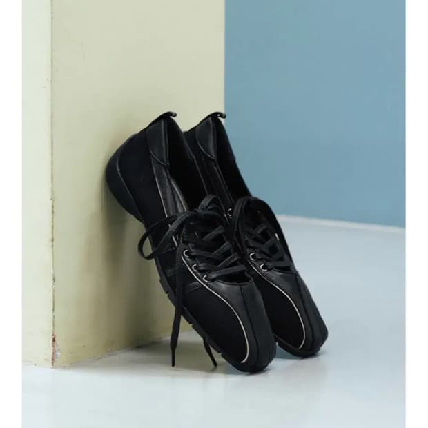 락피쉬웨더웨어 블리스 레이스업 스니커즈 블랙