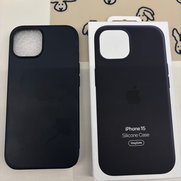아이폰15 정품 실리콘 케이스