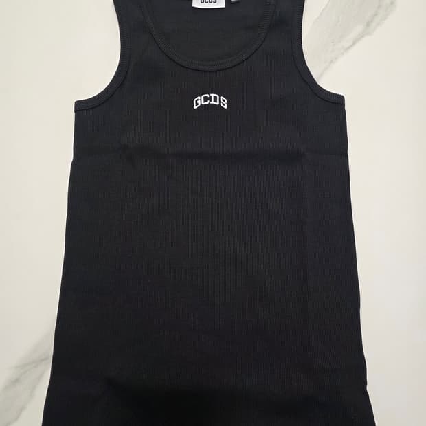 GCDS 라운지 로고 탱크탑