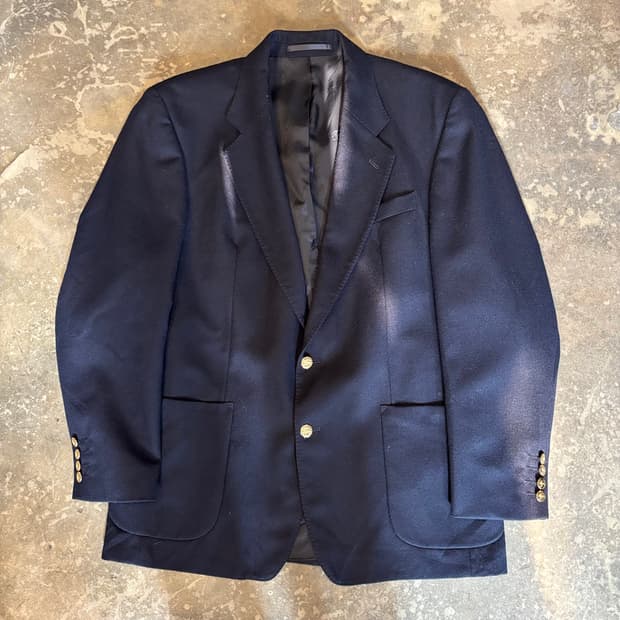 영국 빈티지 버버리 울 블레이저 자켓