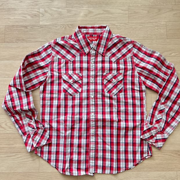 Levis 리바이스 레드탭 체크 셔츠