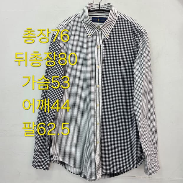 S 랄프로렌 멀티 패턴 체크 남성 셔츠