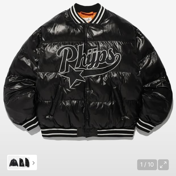 피지컬 에듀케이션 디파트먼트 스타테일 숏패딩