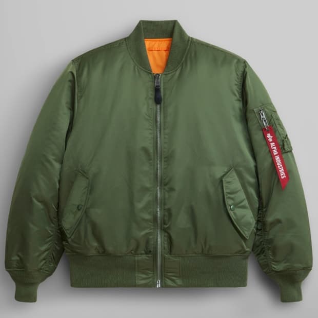알파인더스트리 MA-1 플라이트 자켓 세이지 M