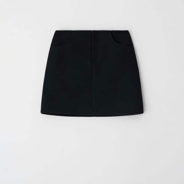 LEBANE 르베인  |  Pia Mini Skirt (Black)
