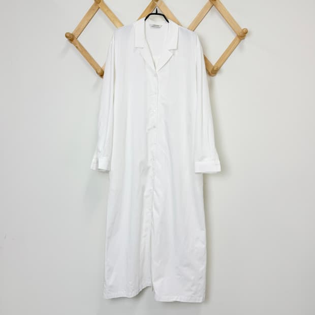 베르가못 롱 셔츠원피스